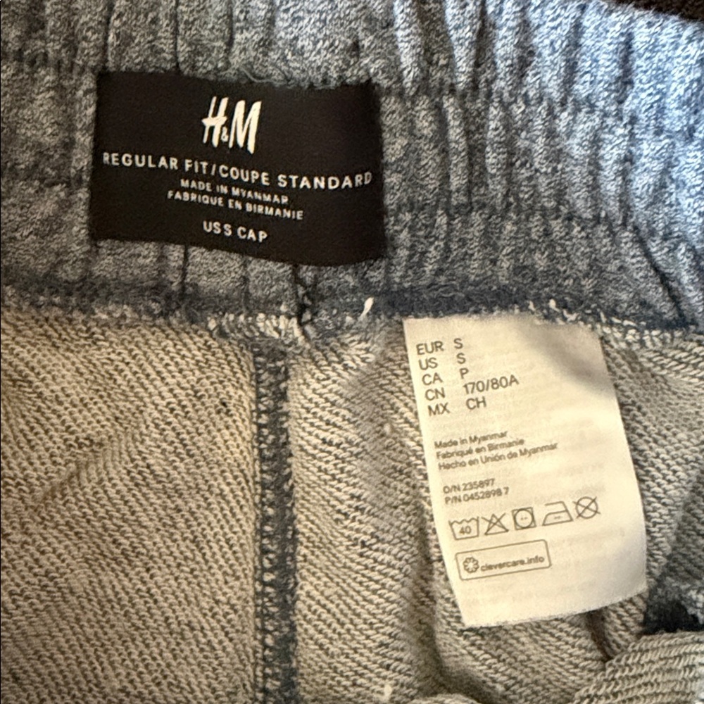 Gray/blue Drawstring Shorts - Picture 2 of 2